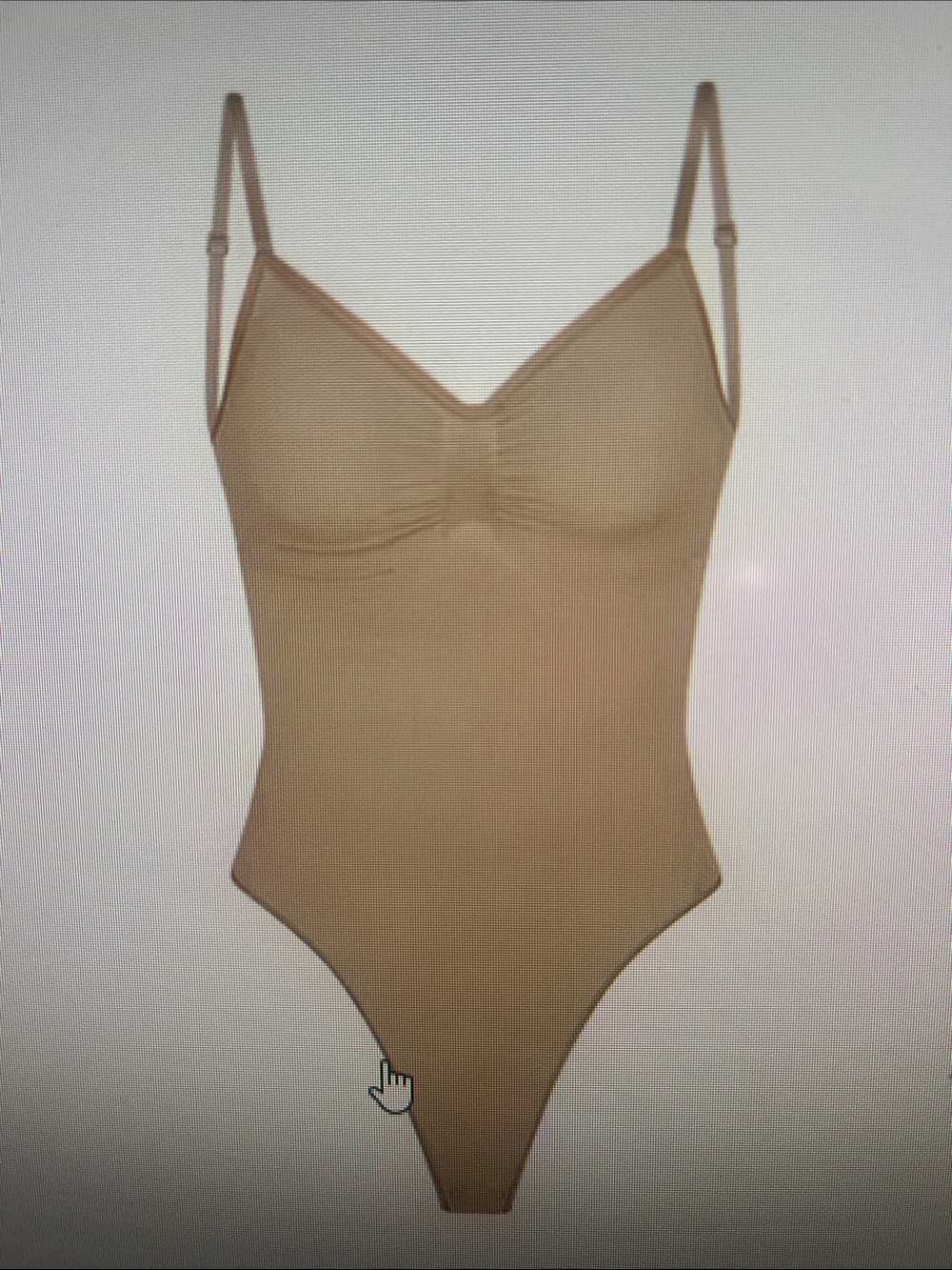 Skims sheer seamless Thong Bodysuit